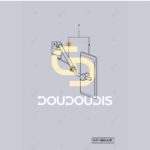 Βραχίονας καθρέφτη SDF 0.010.3097.2