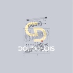 Δίσκος ρεβέρσας μεταλλικός SDF 0.010.0711.0