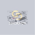 Έμβολο δυναμοδότη P.T.O. SDF 0.255.3922.0/40