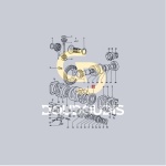 Ρουλεμάν διαφορικού DT SDF 2.2520.011.0