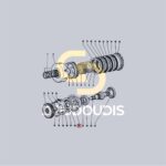 Κέλυφος αντλίας λαδιού P.T.O. SDF 0.163.8250.0