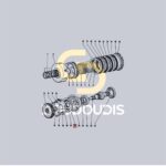 Γρανάζι αντλίας λαδιού P.T.O. SDF 0.163.8251.0