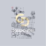 Δακτύλιος με πατούρα χειριστήριο κόμπλερ διαφορικού SDF 2.1599.431.0