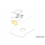 Πλάκα καπό  SDF 0.007.2882.0/10