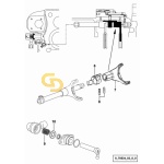 Χιτώνιο με αυτάκι χειριστηρίου μειωτήρα 3 περιοχών SDF 0.008.5381.0/30