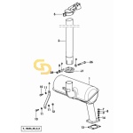 Σιγαστήρας εξάτμισης σιλασιέ SDF   0.008.9614.3/20