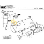 Κάλυμμα βροχής σιλασιέ εξάτμισης SDF 0.009.3200.4/10