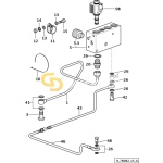 Σωλήνας κόμπλερ μπροστινού διαφορικού SDF  0.009.3471.3/30