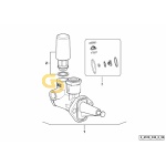 Set λαστιχάκια επισκευής πομπάκι Euro2 SDF  0.010.3888.1