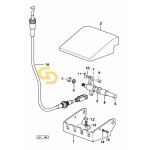 Ντίζα διανομέα υδραυλικού 1115 mm SDF 0.011.4037.3/20