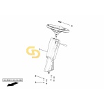 Πινακίδα κολάνας τιμονιού SDF  0.013.8054.0