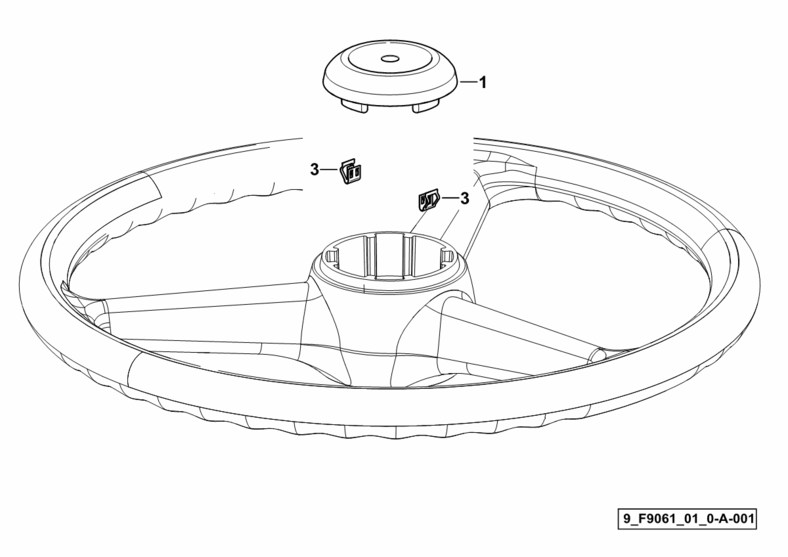 0.014.4777.0 Τάπα τιμονιού SDF 0.014.4777.0 - Image 1