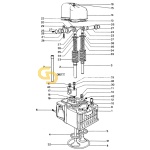 Set τσιμούχες βαλβίδων κεφαλής κυλίνδρων SDF 0.034.0057.6