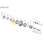 Ειδική ροδέλα εμπρόσθιου μειωτήρα SDF  0.046.2563.0/10