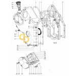 Φλάντζα κιβώτιο καθρέπτη εσωτερική (μεταδοσης) SDF  0.057.1155.0