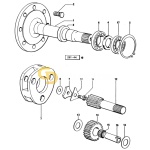 Περόνη πίσω μειωτήρα SDF  0.146.4737.0