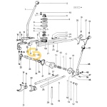 Αποστάτης στο χειριστήριο ταχυτήτων SDF 0.151.6466.0