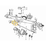 Αποστάτης μπροστινού άξονα SDF   0.167.4351.0