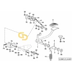 Ρεγουλατόρος ντίζα ποδόγκαζο SDF 0.255.6456.0/10