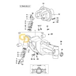 Αποστάτης  εμπρόσθιας γέφυρας  SDF 0.463.4352.0