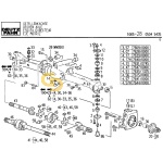 Δακτύλιος στεγανοποίησης μειωτή SDF  0.900.1422.8