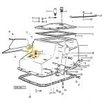 Set λαστιχάκια υδραυλικού SDF 0.9028.014.6/10
