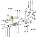 Πείρος πίσω ανυψωτή SDF με δίχαλο και πάσο 0.9061.759.2