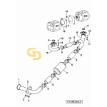 Φλάντζα αντλίας υδραυλικού SDF 0.9104.250.0/10