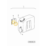 Τάπα δοχείο νερού πιτσιλίθρες SDF  0.9241.567.1
