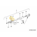 Πείρος κόντρας μπροστινού υδραυλικού SDF 0.96001.57.4/10