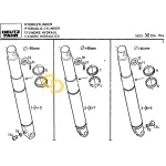 Τσιμούχα μπουκάλας υδραυλικού DX 140 και ξύστρα μπουκάλας υδραυλικού DX 140 SDF  04329058