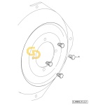 Μπουζόνι μουαγιέ τροχού SDF 2.0399.003.6/10