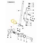 Παξιμάδι στα χειριστήρια του μειωτήρα SDF   2.1011.406.2