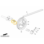 Αυτοασφαλιζόμενο παξιμάδι χειριστήρια μειωτήρα SDF  2.1120.106.2