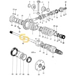 Κοχλιωτή στεφάνη μειωτήρα SDF 2.1219.016.2/P