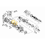 Ασφάλεια πείρου ανάρτησης μπροστινού άξονα SDF 2.1410.016.7