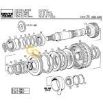 Δακτύλιος μπροστινό και πίσω P.T.O. SDF    2.1429.027.0