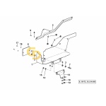 Ροδέλα κωνική αφαλού ζάντας μπροστινών τροχών SDF  2.1499.018.6