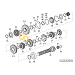 Ασφάλεια 45,8 δευτερεύων άξονα σε τύπους με μειωτήρα SDF 2.1499.085.0