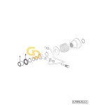 Τσιμούχα λαδιού μπρίζντερεκ και κοπλαδόρου SDF 2.1520.120.0