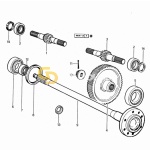 Τσιμούχα ημιαξονίου  SDF   2.1529.005.0/P