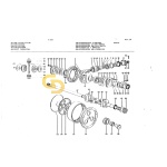 Ειδικός δακτύλιος στεγανοποίησης μπροστινού άξονα SDF 2.1529.010.0