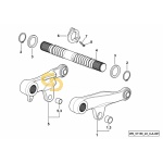 Τσιμούχα άξονα υδραυλικού SDF   2.1529.071.0/10