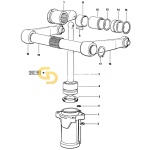 Δακτύλιος στεγανοποίησης μπράτσα υδραυλικού SDF 2.1530.131.0