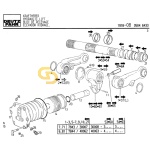 Δακτύλιος στεγανοποίησης άξονα υδραυλικού SDF 2.1531.172.0