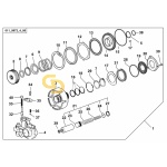 Δακτύλιος εμβόλου εσωτερικός P.T.O. SDF 2.1532.150.0