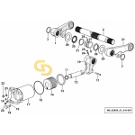 Δακτύλιος στεγανοποίησης εμβόλου υδραυλικού SDF  2.1569.147.0