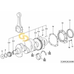 Δακτύλιος με πατούρα  στροφαλοφόρου άξονα SDF  2.1589.189.0