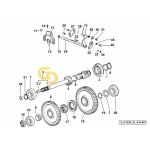 Ροδέλα άξονα πίσω από ασφάλεια ρουλεμάν SDF 2.1599.541.0