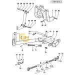 Πείρος στον κοτσαδόρο τριών σημείων SDF 2.1671.716.2